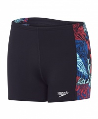 Speedo Astro Ignite Allover Panel Aquashort Junior Black/Red