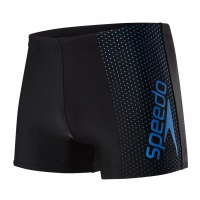 Speedo Gala Logo Aquashort Black/Neon Blue