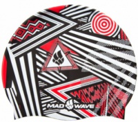 Swim cap Mad Wave Stripes Silicone Swim cap Mad Wave Stripes Silicone