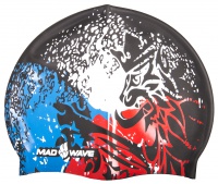 Swimming cap Mad Wave Silicone Czech