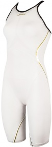 Women's competition swimsuit Finis Rival 2.0 Closed Back Kneeskin White Women's competition swimsuit Finis Rival 2.0 Closed Back Kneeskin White