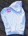 BornToSwim Sweatshirt Hoodie Junior White/Pink