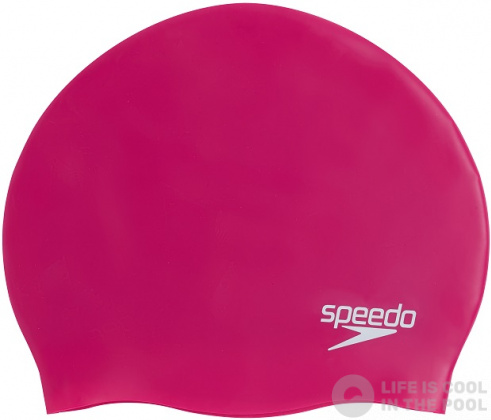 Speedo Plain Moulded Silicone Swimming Cap
