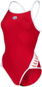 Women's swimwear Arena Icons Super Fly Back Solid Red/White Women's swimwear Arena Icons Super Fly Back Solid Red/White