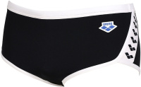 Men's swimsuit Arena Icons Swim Low Waist Short Solid Black/White Men's swimsuit Arena Icons Swim Low Waist Short Solid Black/White