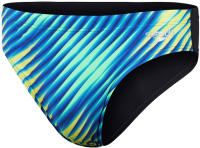 Speedo Allover Digital 7cm Brief Black/True Cobalt Speedo Allover Digital 7cm Brief Black/True Cobalt