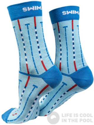 Κάλτσες Swimaholic Socks Swimming Lane