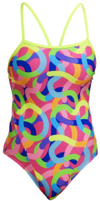 Funkita Curly Wurly Single Strap One Piece Funkita Curly Wurly Single Strap One Piece