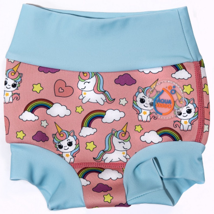 Παιδικά βρεφικά μαγιό AquaKiddo Swim Nappy Unicorn
