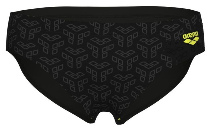 Arena Performance Monogram Swim Briefs Black