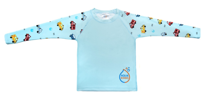 Dětské plážové UV tričko Aquakiddo UV Protection Shirt Cars