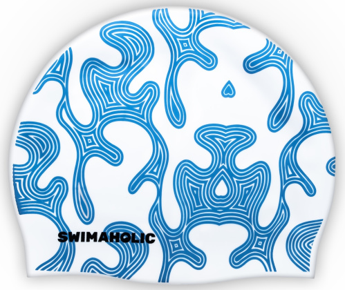 Czepek pływacki Swimaholic Labyrinth Seamless Cap