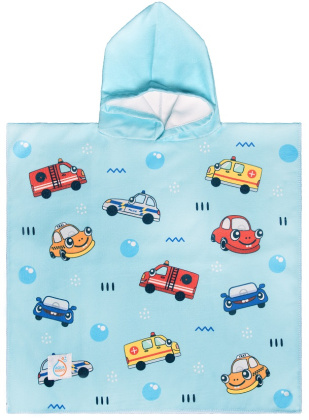 Aquakiddo Poncho Cars