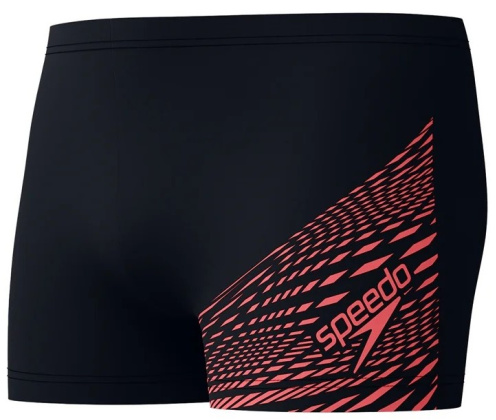Speedo Medley Logo Aquashort Black/Coral Pink