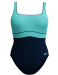 Speedo Shaping ContourEclipse 1 Piece Navy/Turquoise