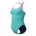 Speedo Solid Lane Line Back Arctic Glass