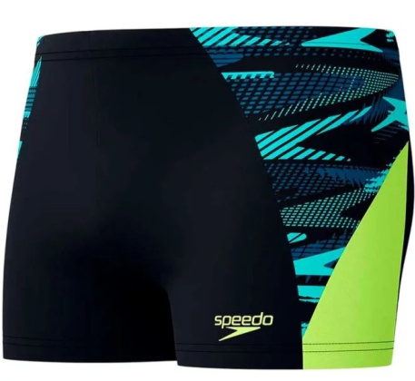 Speedo Eco Endurance+ Max Splice Aquashort Black/Hyper Yellow