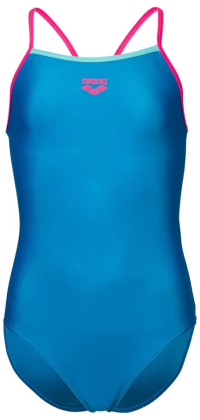 Arena Feel Solid Light Drop Back Girls Blue China/Freak Rose