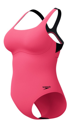 Speedo Flex Band Swim Bra 1 Piece Dark Pink