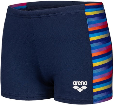 Arena Performance Racing Stripe Short Boys Navy