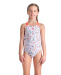 Arena Performance Confetti Swim Pro Back Girls White Multi/Bright Coral