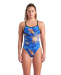 Arena Performance Gold Leaves Challenge Back Blue River Multi/Black