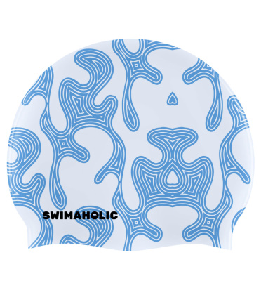 Czepek pływacki Swimaholic Labyrinth Seamless Cap
