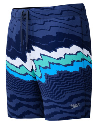 Speedo Stripe Flex Boardshort Navy/White