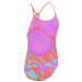 Speedo Allover Lane Line Back Girls Kaluna Floral/Arctic Glass