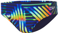 Speedo Allover Digital 8 cm Brief Pahala Geo/True Navy
