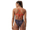 Speedo Allover Digital Tie Back Orange