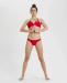 Arena Solid Bottom Red/White