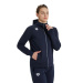 Arena Women Team Hooded Jacket Panel Navy