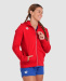 Arena Women Team Hooded Jacket Panel Red