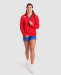 Arena Women Team Hooded Jacket Panel Red