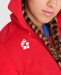 Arena Women Team Hooded Jacket Panel Red