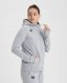 Arena Women Team Hooded Jacket Panel Medium Grey/Heather