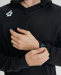 Arena Team Unisex Hooded Sweat Panel Black
