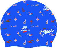 Speedo Slogan Printed Cap Swimmers
