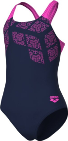 Arena Kikko Swim Pro Back Navy / Pink