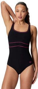 Speedo Contour Eclipse Solid Anthracite/Ruby