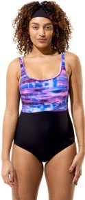 Speedo Contour Eclipse Print Anthracite/Berry Cool/Wineberry
